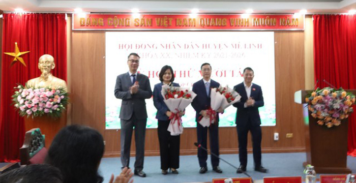 Đồng chí Đinh Ngọc Thức được bầu giữ chức Phó Chủ tịch HĐND huyện Mê Linh 