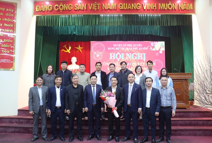 Thị trấn Phú Xuyên (huyện Phú Xuyên) có tân Phó Bí thư Đảng ủy nhiệm kỳ 2020-2025