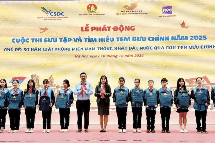 Thiếu nhi Việt Nam tham gia Cuộc thi sưu tập và tìm hiểu tem bưu chính, hướng tới kỷ niệm 50 năm Ngày Giải phóng miền Nam