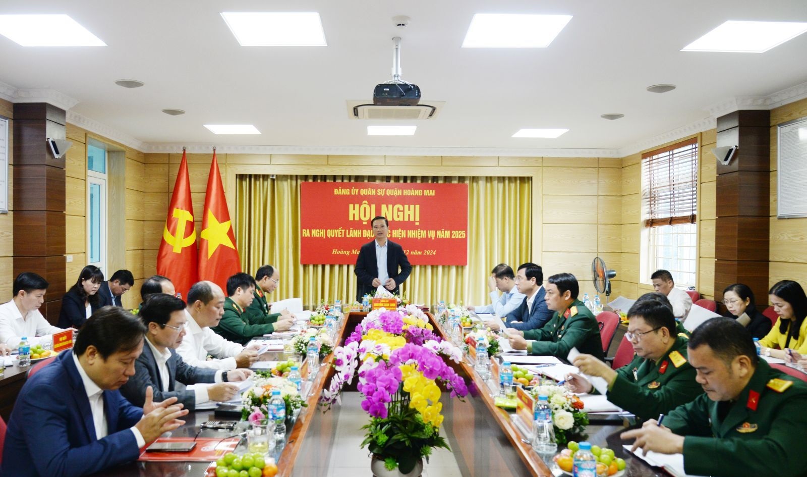 Đảng uỷ quân sự quận Hoàng Mai khẳng định vai trò nòng cốt trong bảo vệ an ninh, phát triển quốc phòng địa phương