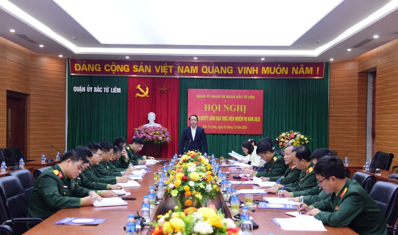 Đảng ủy Quân sự quận Bắc Từ Liêm: Hoàn thành xuất sắc nhiệm vụ quốc phòng - an ninh năm 2025