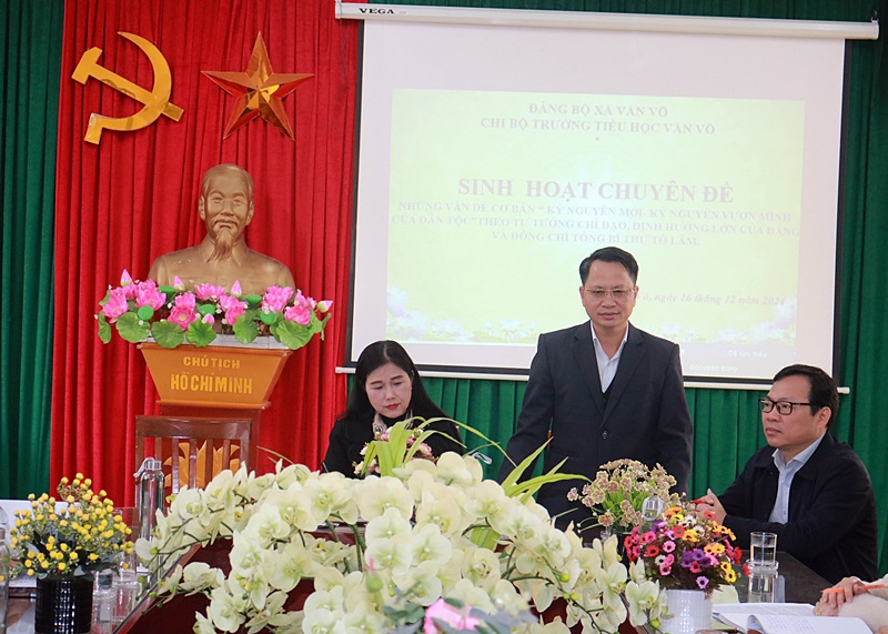 Lan toả tinh thần "Kỷ nguyên mới - Kỷ nguyên vươn mình của dân tộc" qua sinh hoạt chuyên đề tại các chi bộ