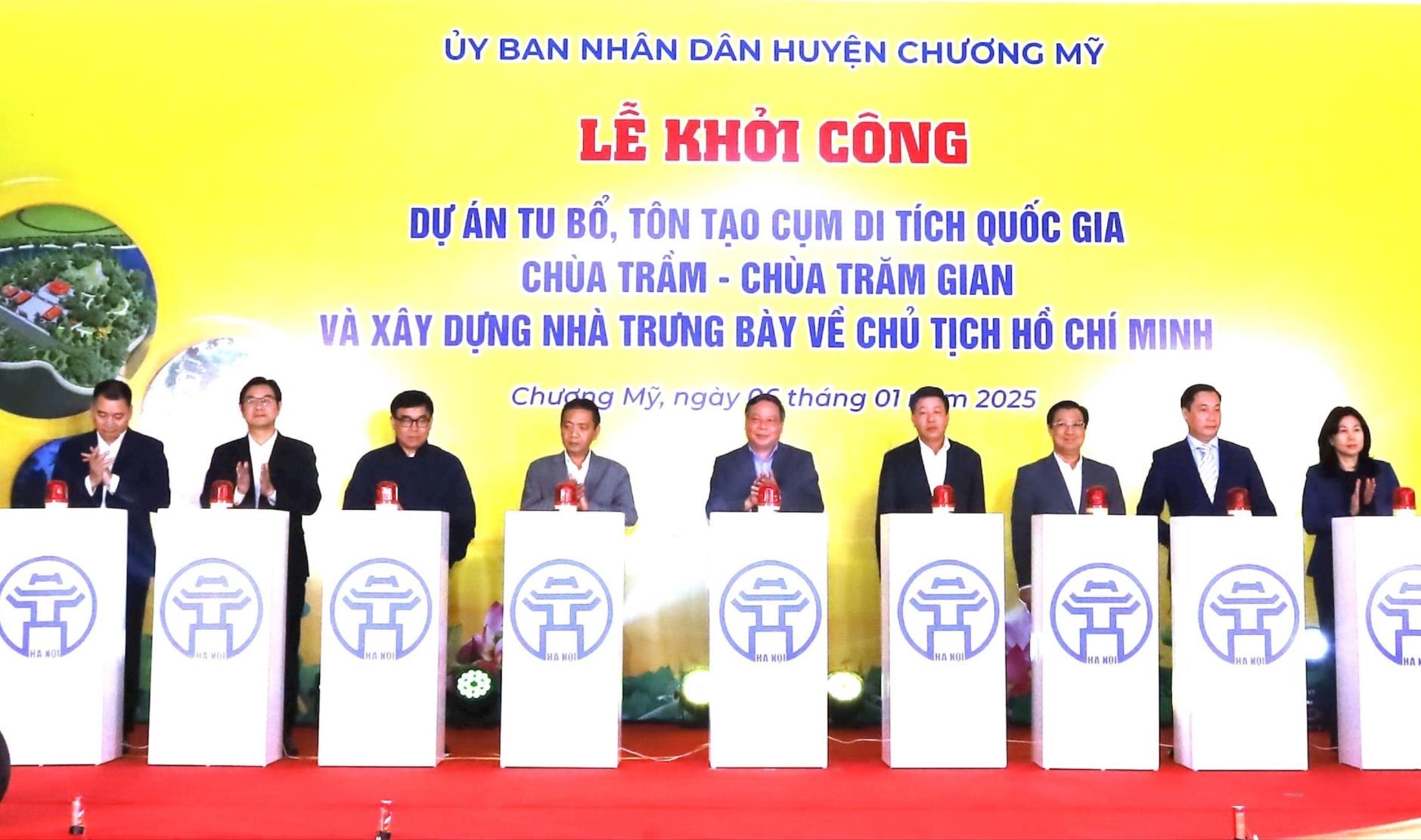 Tôn tạo Cụm di tích quốc gia chùa Trầm - chùa Trăm Gian và xây dựng Nhà trưng bày về Chủ tịch Hồ Chí Minh