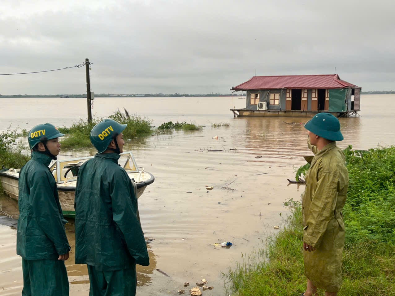 Xã Ô Diên: Chủ động, sẵn sàng ứng phó với mưa bão, hạn chế thấp nhất thiệt hại về người và tài sản