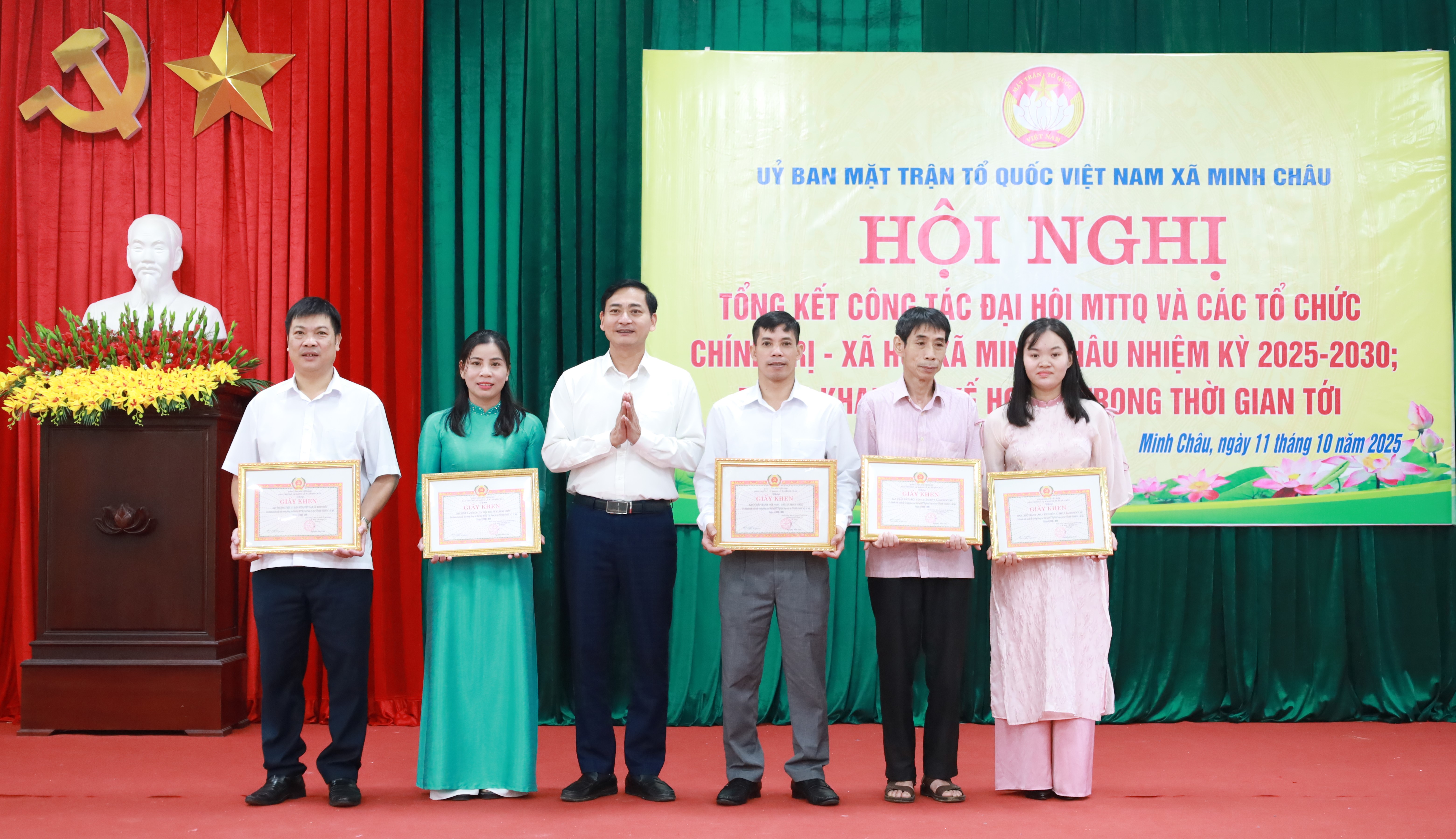 MTTQ xã Minh Châu phát huy vai trò trung tâm đoàn kết, đưa nghị quyết vào cuộc sống