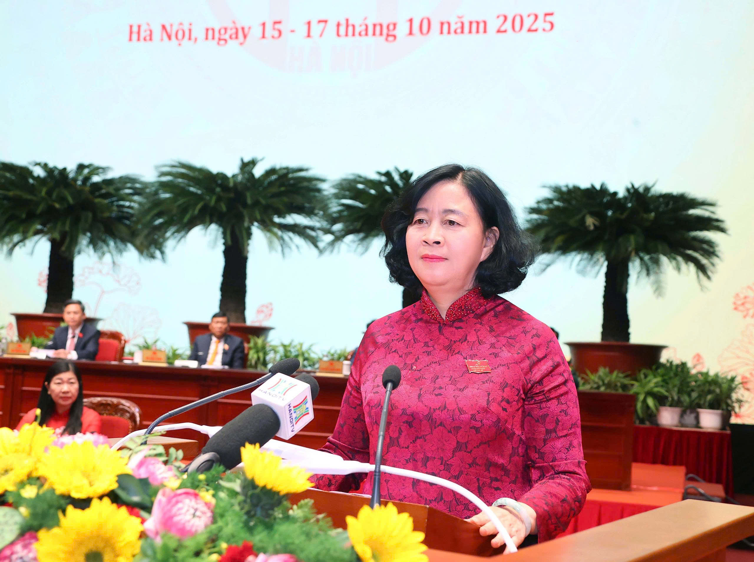 Bí thư Thành ủy Hà Nội Bùi Thị Minh Hoài: Xây dựng Thủ đô ngày càng giàu đẹp, văn minh, hiện đại, xứng đáng với truyền thống ngàn năm văn hiến - anh hùng