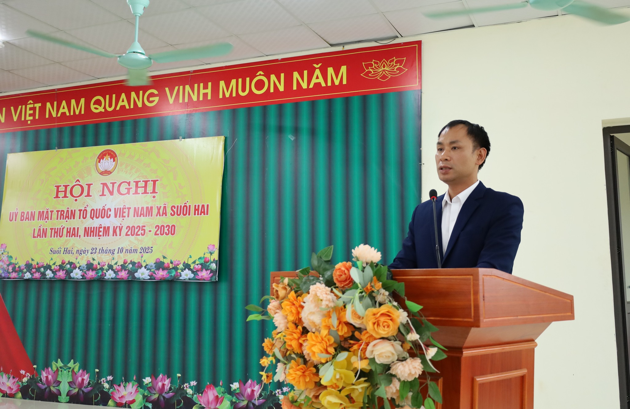 Ủy ban MTTQ Việt Nam xã Suối Hai khóa I quyết tâm phát huy sức mạnh đại đoàn kết toàn dân tộc