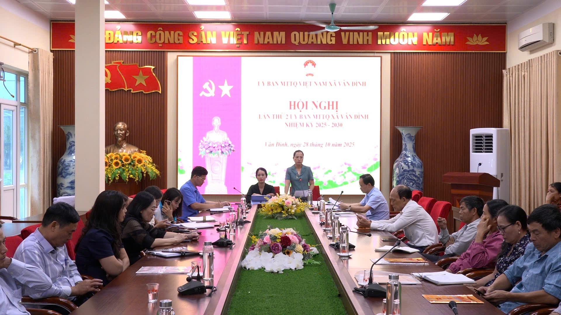 MTTQ xã Vân Đình triển khai chương trình hành động toàn khóa, hướng tới Ngày hội Đại đoàn kết toàn dân tộc năm 2025