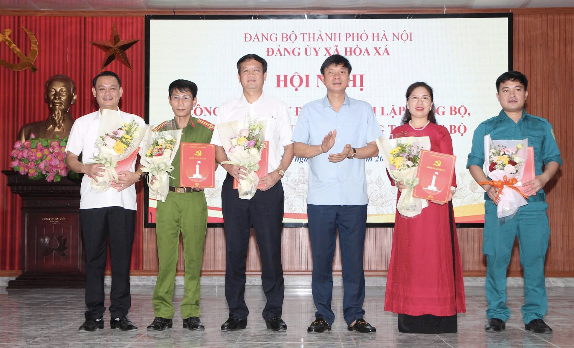 Đảng ủy xã Hòa Xá kiện toàn tổ chức, nhân sự: Bước đi chiến lược trong hoàn thiện mô hình chính quyền địa phương hai cấp