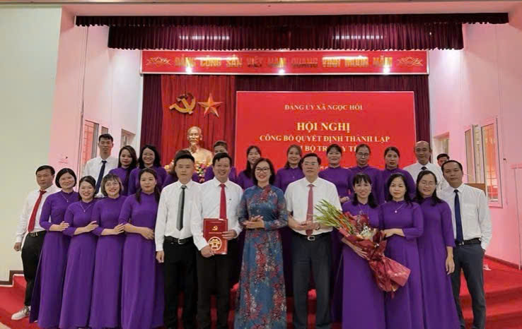 Xã Ngọc Hồi công bố quyết định thành lập Trạm Y tế mới, kiện toàn tổ chức trong giai đoạn vận hành chính quyền địa phương hai cấp