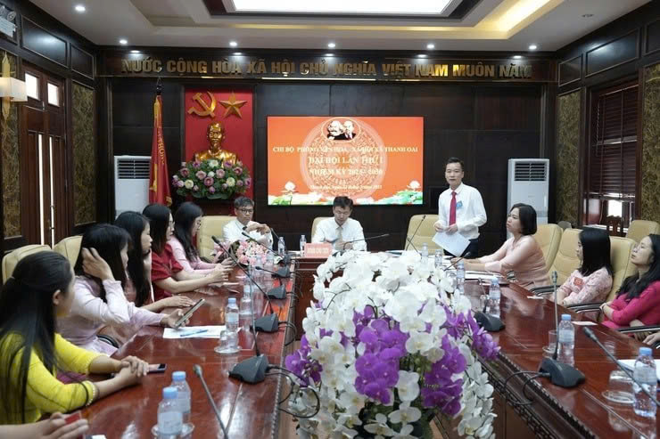 Chi bộ Phòng Văn hóa - Xã hội xã Thanh Oai: Phát huy vai trò hạt nhân chính trị, nâng cao chất lượng lãnh đạo trong giai đoạn mới
