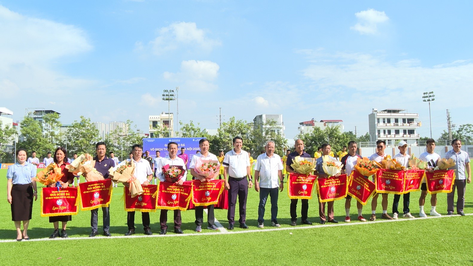 Khai mạc Giải Bóng đá Vô địch thành phố Hà Nội năm 2025 tại Hoài Đức