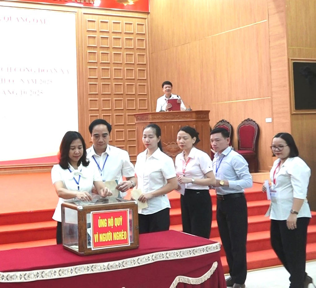 Xã Quảng Oai phát động tháng thi đua: Lan tỏa tinh thần đoàn kết, chung tay vì người nghèo