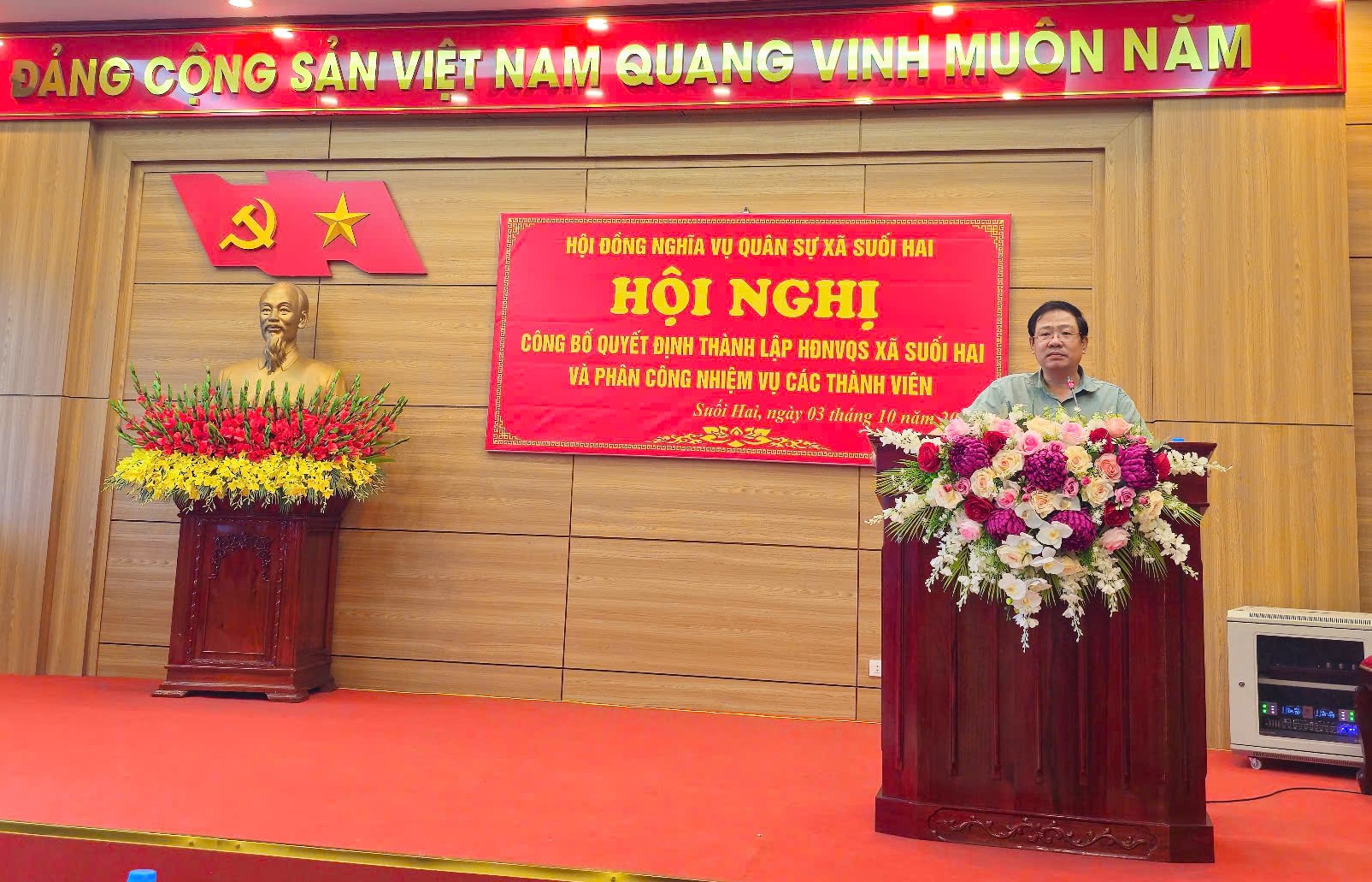 Xã Suối Hai: Quyết tâm hoàn thành 100% chỉ tiêu giao quân năm 2026