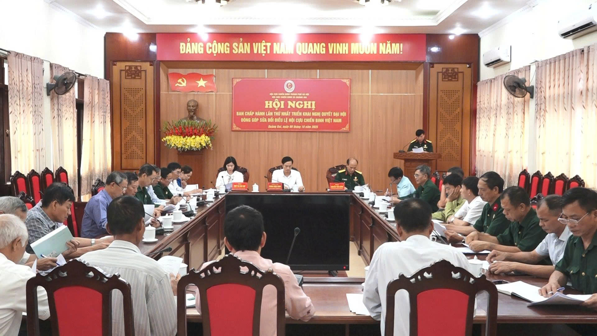 Hội Cựu chiến binh xã Quảng Oai: Lan tỏa tinh thần Bộ đội Cụ Hồ, khởi đầu nhiệm kỳ mới bằng hành động thiết thực