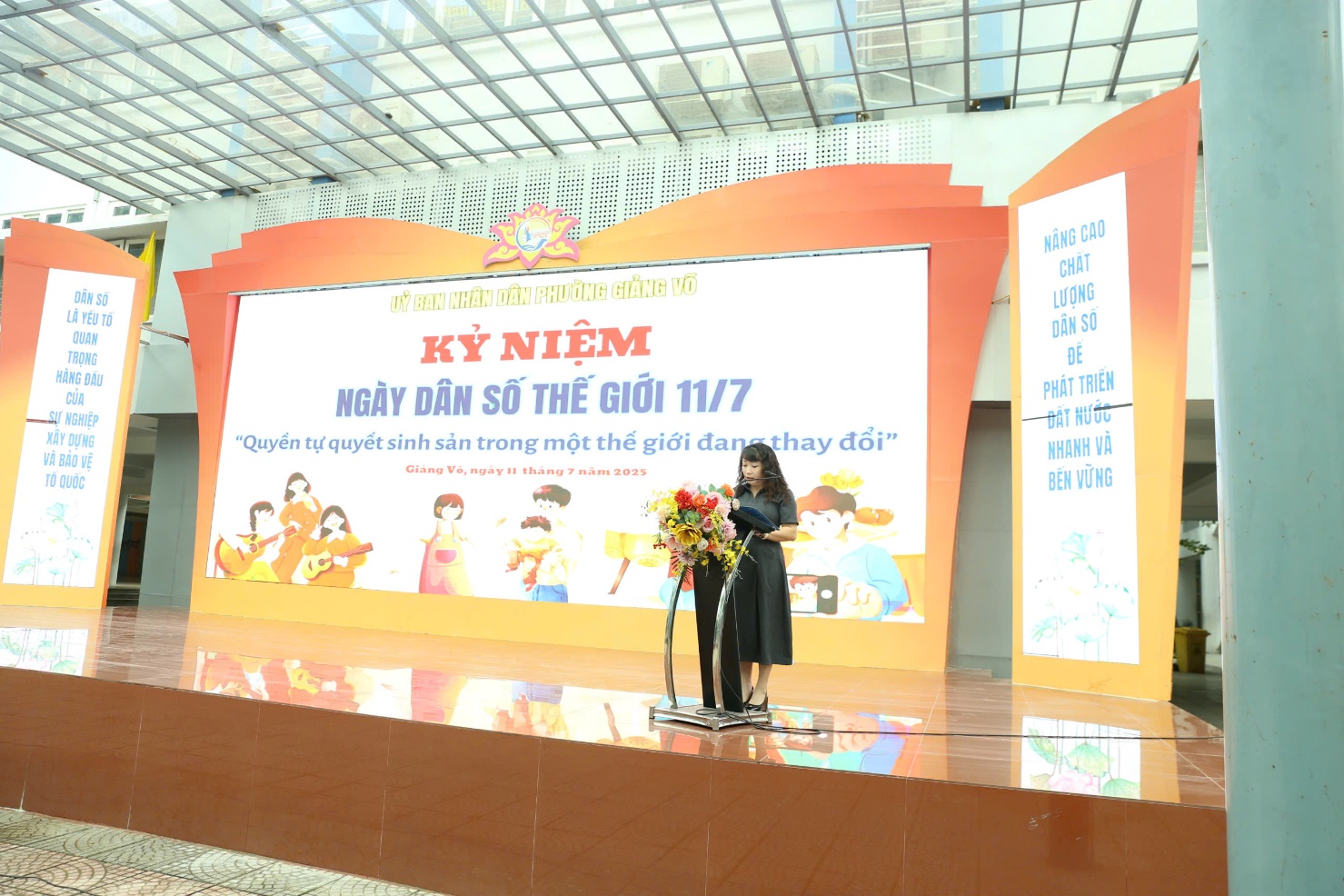 Phường Giảng Võ hưởng ứng Ngày Dân số Thế giới 11-7: Nâng cao chất lượng dân số - Hướng tới phát triển bền vững