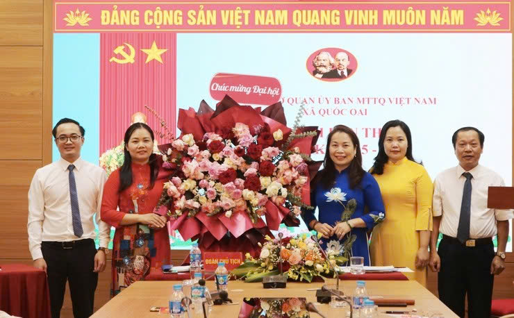 Đại hội Chi bộ Cơ quan MTTQ Việt Nam xã Quốc Oai lần thứ I: Xây dựng tổ chức Đảng vững mạnh, phát huy vai trò nòng cốt của Mặt trận