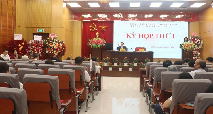 HĐND phường Bạch Mai tổ chức kỳ họp thứ nhất: Hoàn thiện bộ máy, vận hành hiệu quả mô hình chính quyền đô thị
