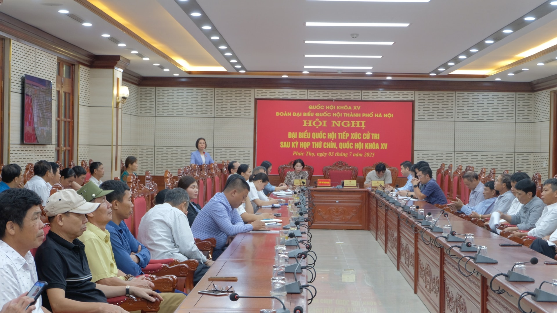 Đoàn đại biểu Quốc hội Hà Nội tiếp xúc cử tri sau Kỳ họp thứ chín, Quốc hội khóa XV: Ghi nhận nhiều ý kiến tâm huyết, thiết thực