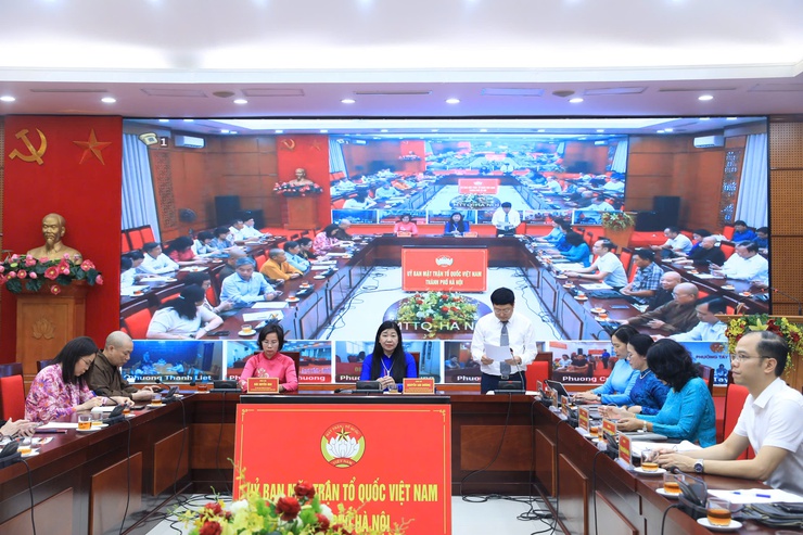 Ủy ban MTTQ Việt Nam thành phố Hà Nội quán triệt hướng dẫn tổ chức Đại hội MTTQ các cấp nhiệm kỳ 2025-2030