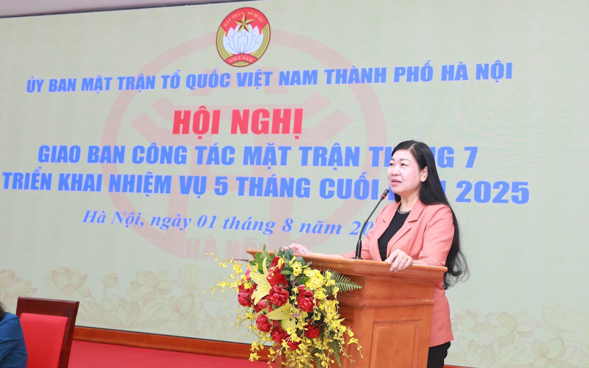 Uỷ ban MTTQ Hà Nội giao ban với 126 xã, phường: Quyết tâm đổi mới phương thức hoạt động trong mô hình chính quyền địa phương hai cấp