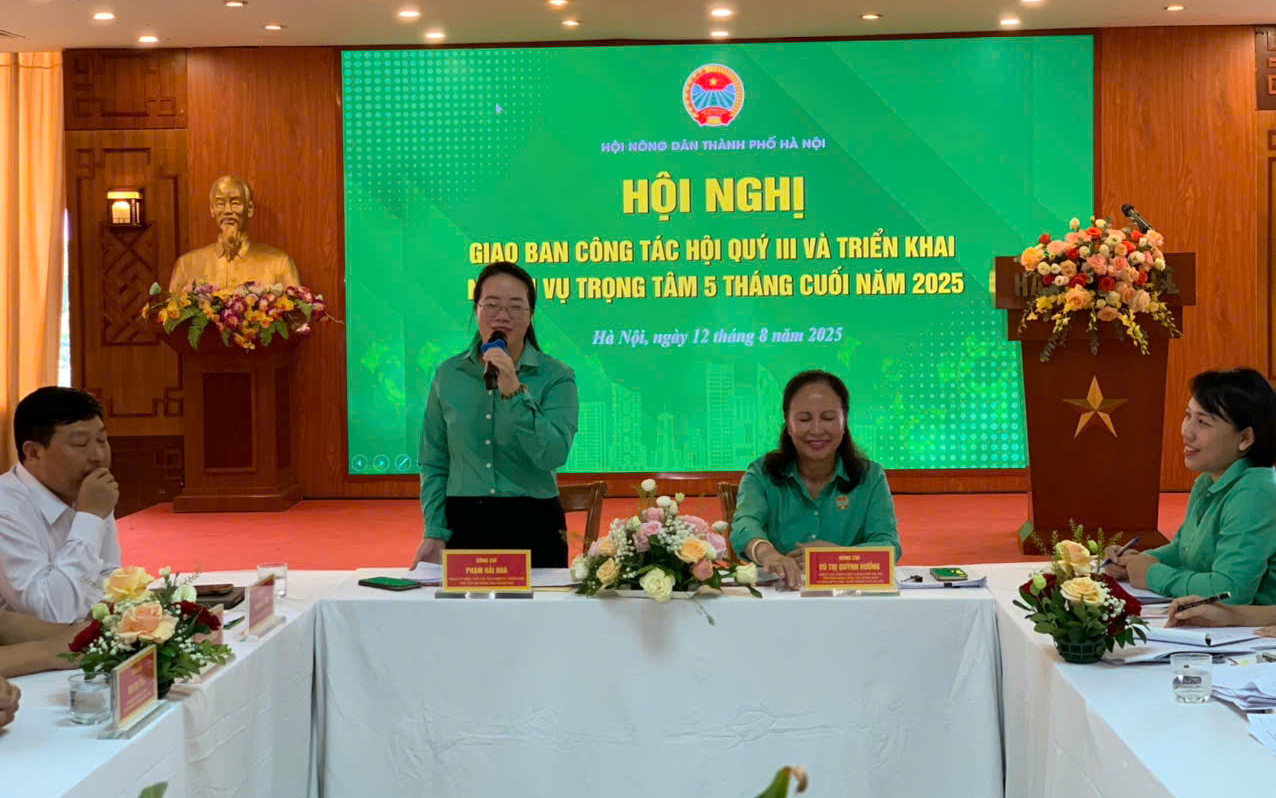 Hội Nông dân Thành phố triển khai nhiệm vụ cuối năm