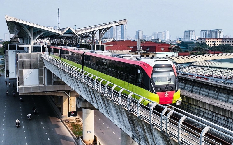 Một năm vận hành metro Nhổn - Cầu Giấy: Hơn 6,4 triệu lượt khách, tỷ lệ đúng giờ vượt 99% khẳng định hiệu quả của giao thông công cộng hiện đại
