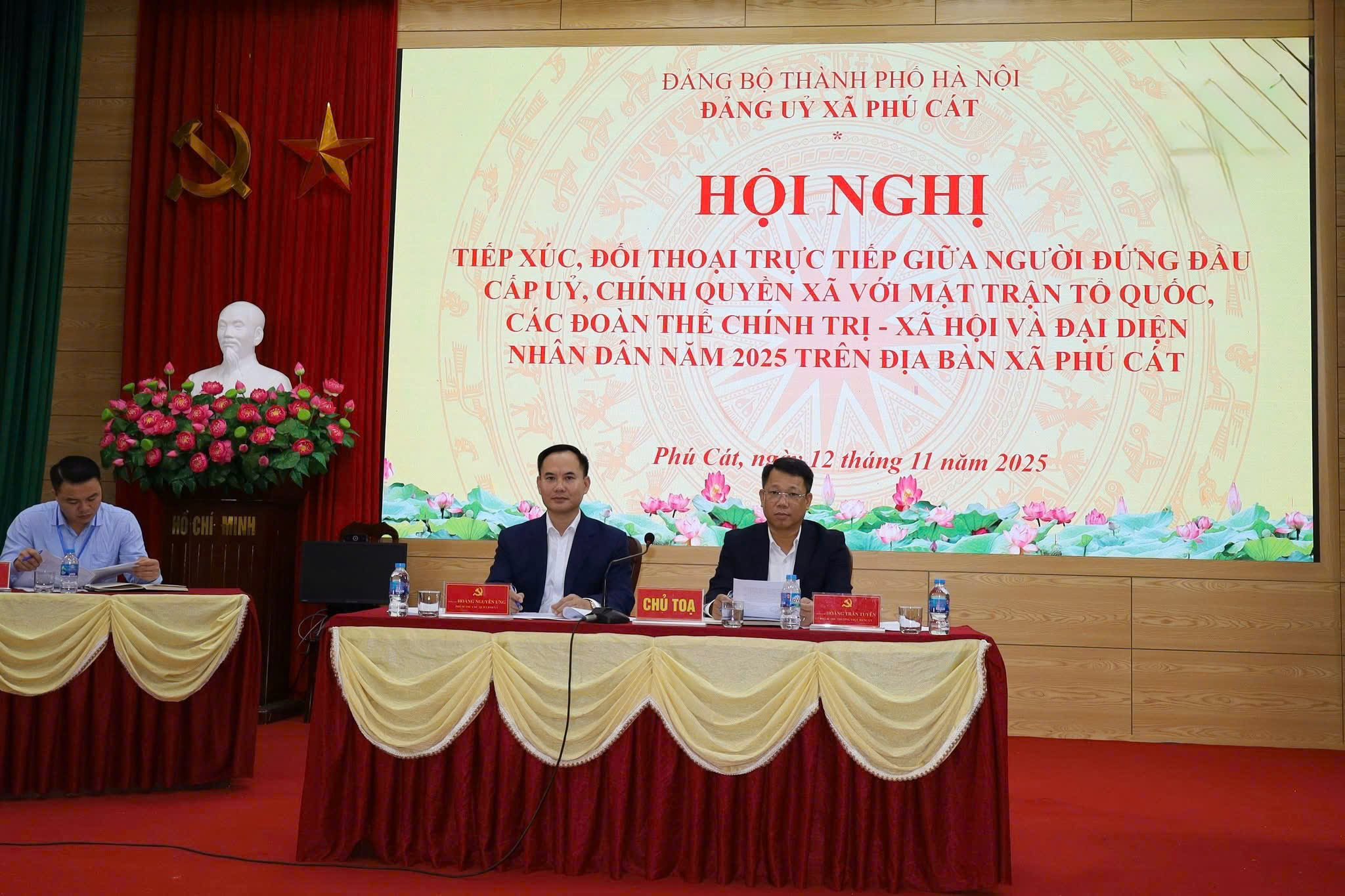 Xã Phú Cát tăng cường đối thoại, giải quyết kiến nghị của nhân dân, xây dựng chính quyền gần dân, vì dân