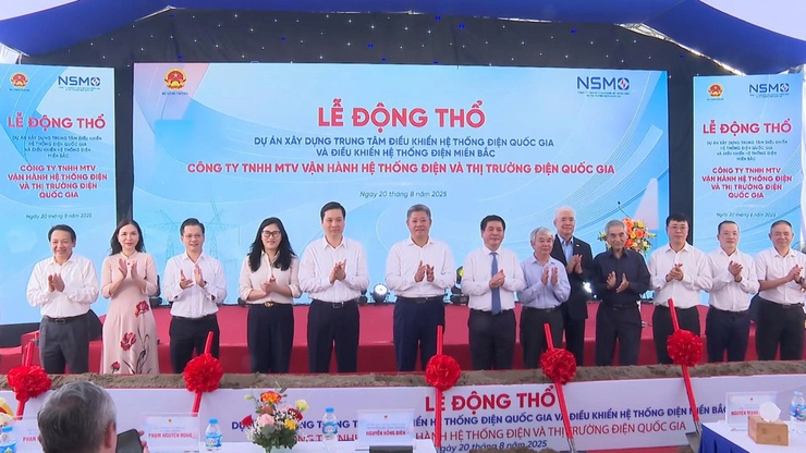 Hà Nội: Động thổ Trung tâm điều khiển hệ thống điện quốc gia, nâng tầm năng lực vận hành và quản lý thị trường điện