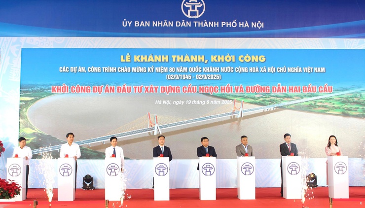 Khởi công cầu Ngọc Hồi: Hà Nội tăng tốc đầu tư hạ tầng chiến lược, tạo biểu tượng mới bên sông Hồng