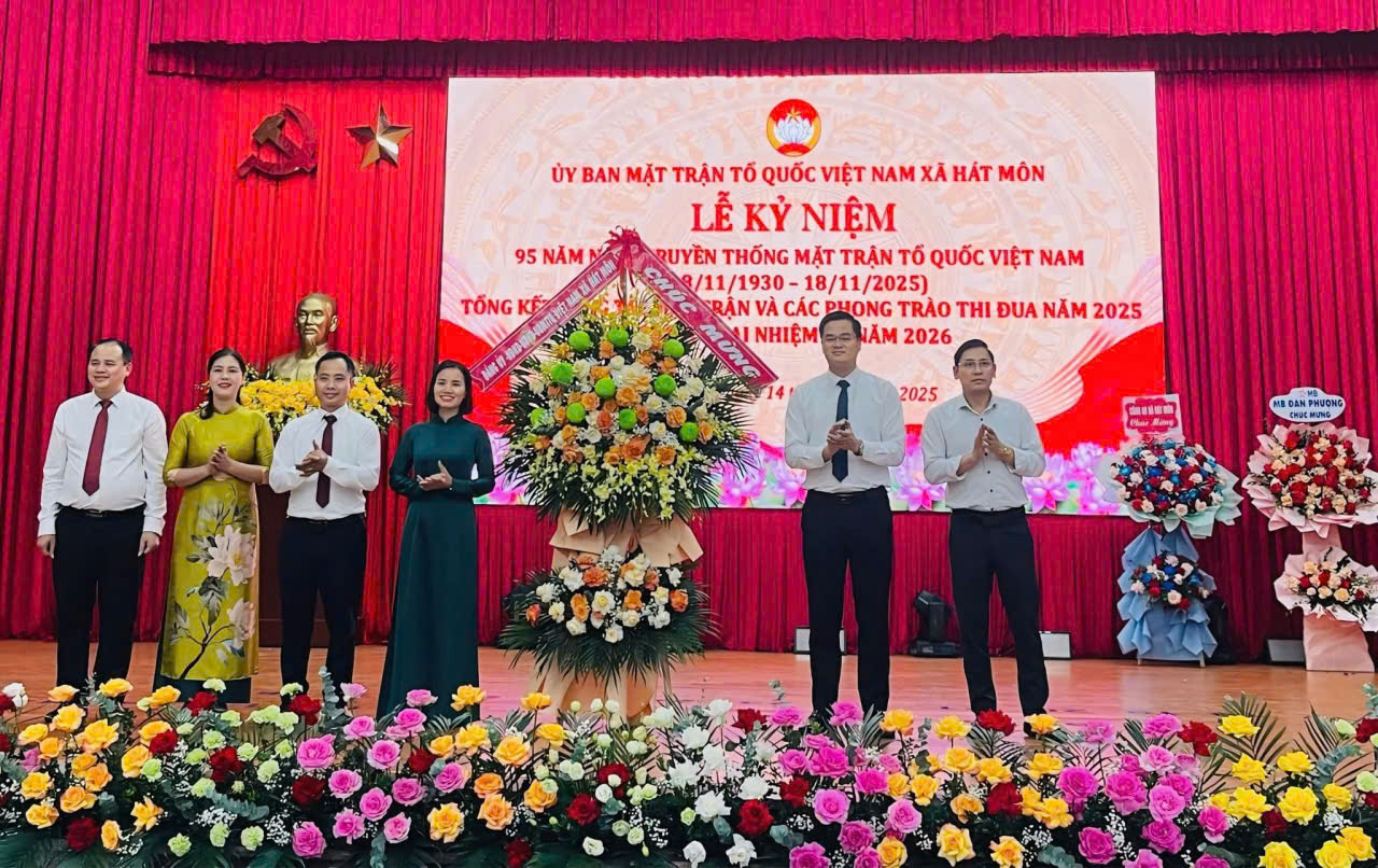 MTTQ Việt Nam xã Hát Môn: 95 năm đồng hành cùng nhân dân, lan tỏa tinh thần đại đoàn kết, vững bước trong kỷ nguyên mới