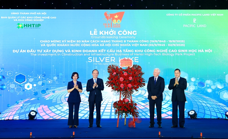 Khởi công Khu Công nghệ cao Sinh học Hà Nội: Bước mở đầu cho trung tâm đổi mới sáng tạo tầm khu vực