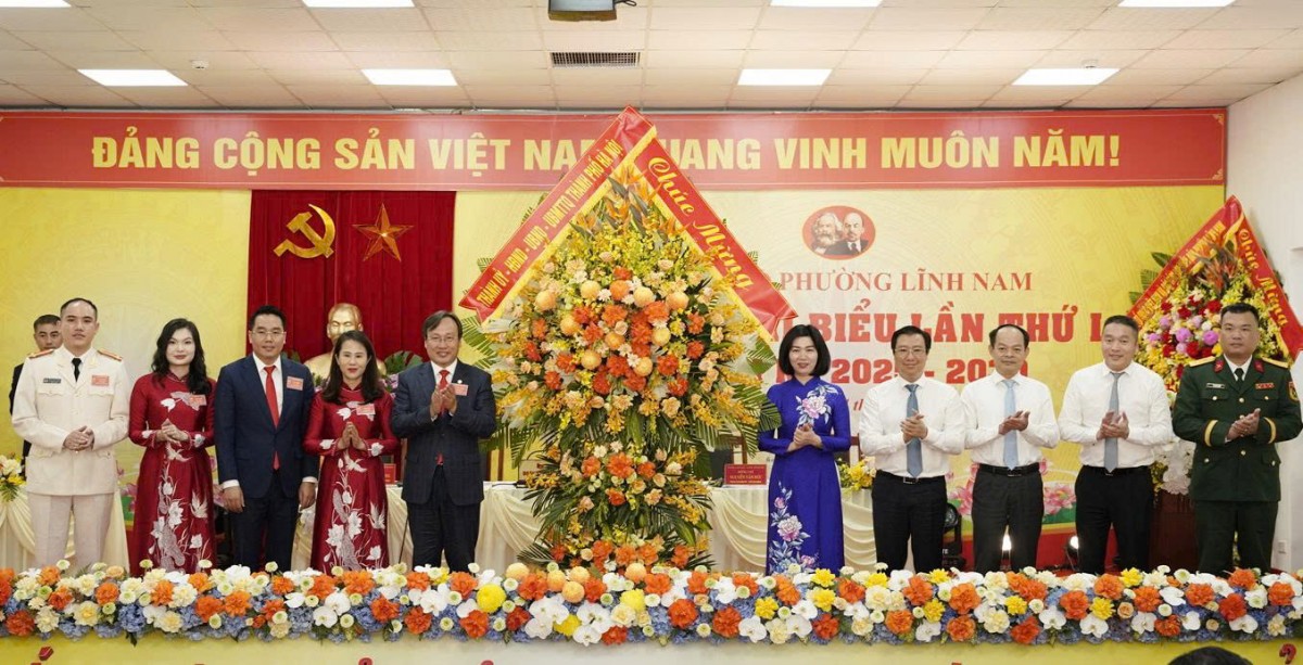 Đại hội Đảng bộ phường Lĩnh Nam lần thứ I: Khơi dậy khát vọng phát triển, kiến tạo đô thị mới phía Nam Thủ đô