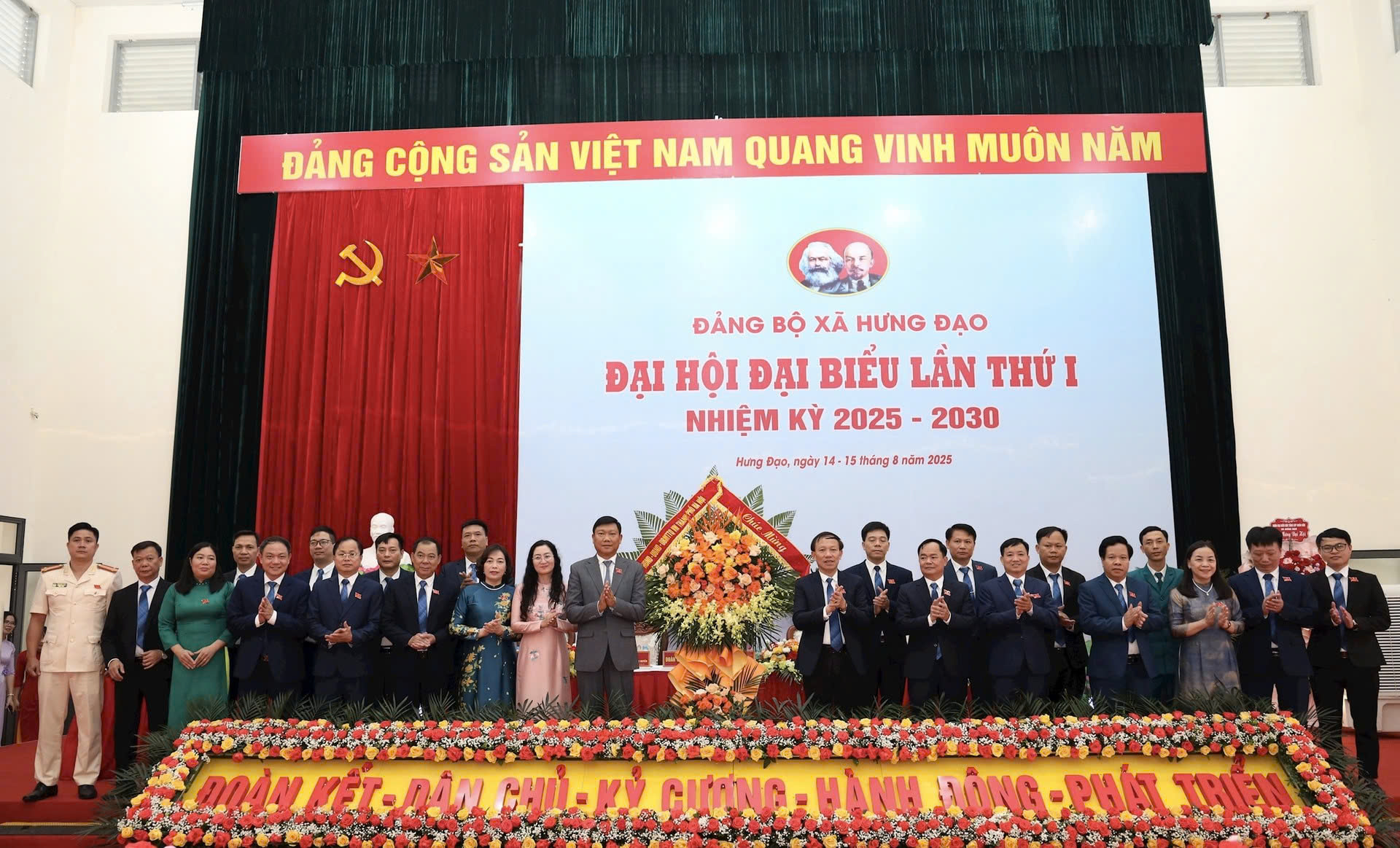 Đại hội Đảng bộ xã Hưng Đạo lần thứ I: Khẳng định quyết tâm bứt phá trong giai đoạn phát triển mới