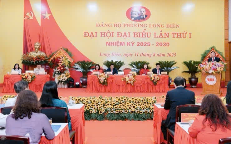 Đại hội Đảng bộ phường Long Biên lần thứ I: Quyết tâm xây dựng đô thị “Xanh - Văn minh - Hiện đại”