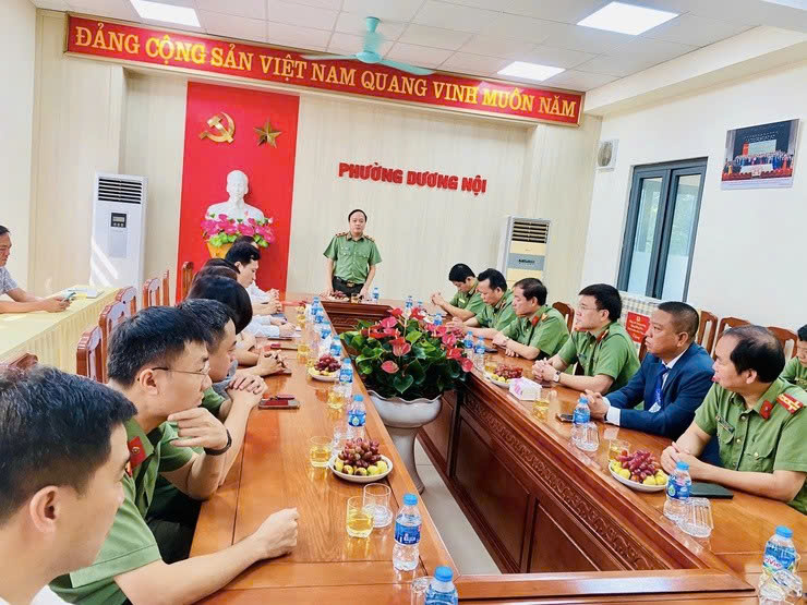 Phường Dương Nội đẩy nhanh giải phóng mặt bằng, bảo đảm tiến độ dự án 1.056 căn hộ dành cho lực lượng Công an nhân dân