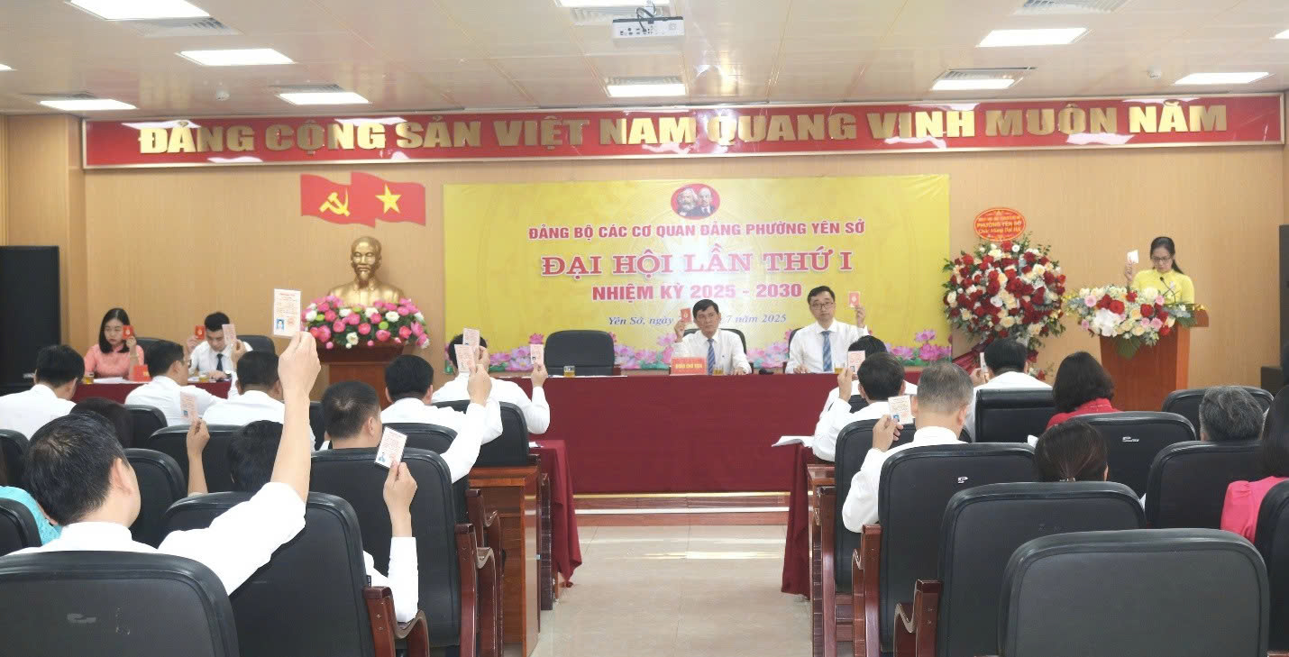 Đảng bộ các cơ quan Đảng phường Yên Sở nhiệm kỳ 2025-2030: Khẳng định bản lĩnh, xây dựng tổ chức Đảng vững mạnh trong giai đoạn mới