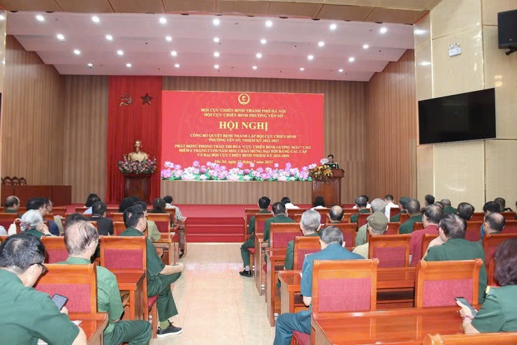 Phường Yên Sở công bố thành lập Hội Cựu chiến binh: Khơi dậy sức mạnh đoàn kết, lan tỏa phẩm chất "Bộ đội Cụ Hồ"
