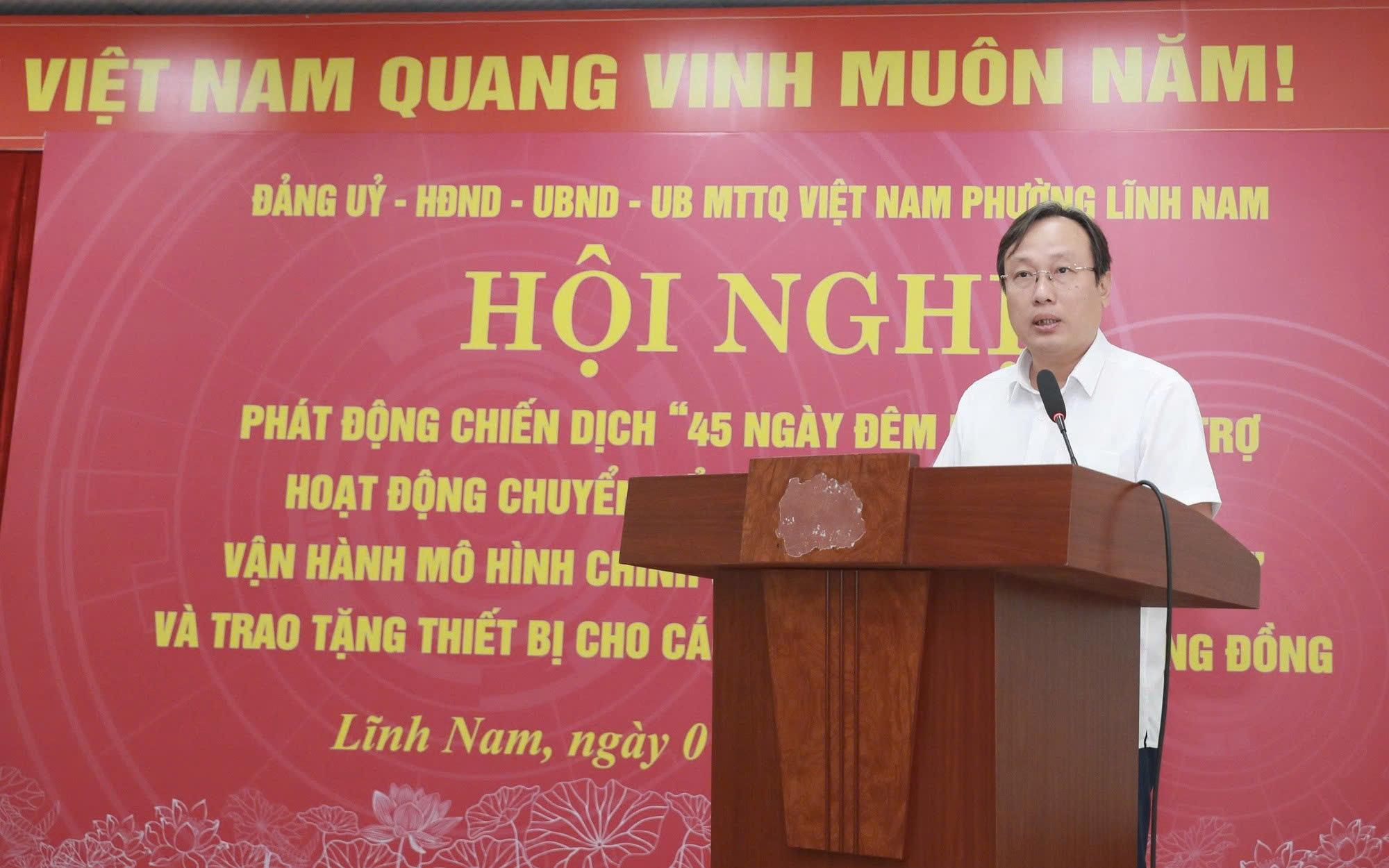 Phường Lĩnh Nam phát động Chiến dịch “45 ngày đêm”: Quyết tâm bứt tốc chuyển đổi số, xây dựng chính quyền địa phương hai cấp hiện đại