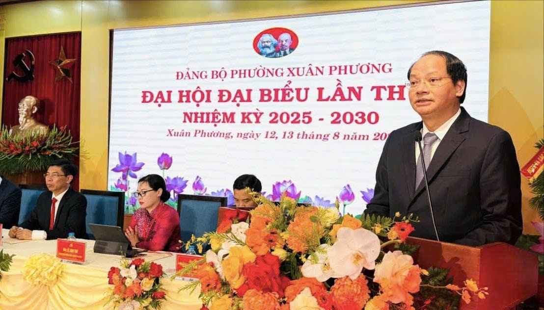 Đại hội Đảng bộ phường Xuân Phương lần thứ I: Kiến tạo nền tảng phát triển trong kỷ nguyên số
