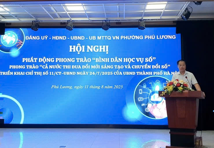 Phú Lương phát động “Bình dân học vụ số”, thúc đẩy bứt phá chuyển đổi số ở cơ sở