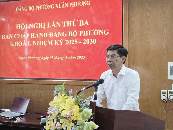 Phường Xuân Phương hoàn thiện dự thảo Báo cáo chính trị, tăng tốc chuẩn bị Đại hội Đảng bộ phường lần thứ I