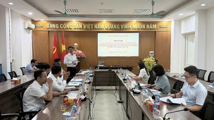 Đảng uỷ phường Xuân Phương lấy ý kiến Văn kiện Đại hội Đảng bộ lần thứ I: Kết tinh trí tuệ cho chặng đường phát triển mới