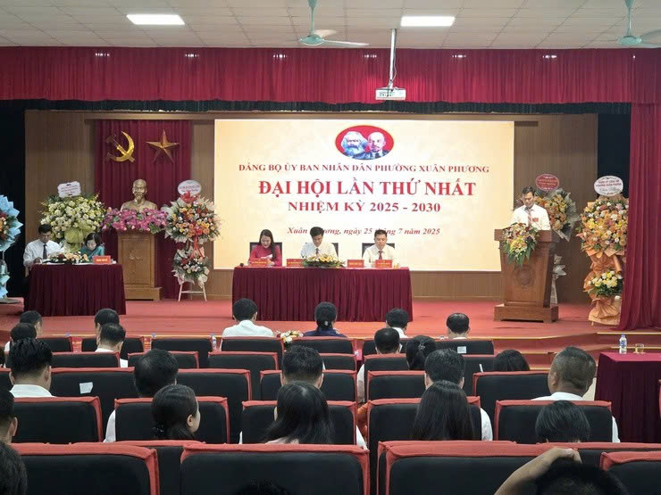 Đại hội Đảng bộ UBND phường Xuân Phương lần thứ I: Kiến tạo nền tảng quản trị hiện đại, phục vụ nhân dân hiệu quả
