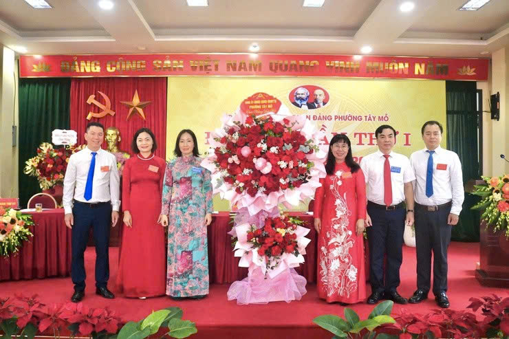 Đảng bộ các cơ quan Đảng phường Tây Mỗ tổ chức Đại hội lần thứ I: Kiện toàn tổ chức, đổi mới phương thức lãnh đạo trong mô hình chính quyền địa phương hai cấp