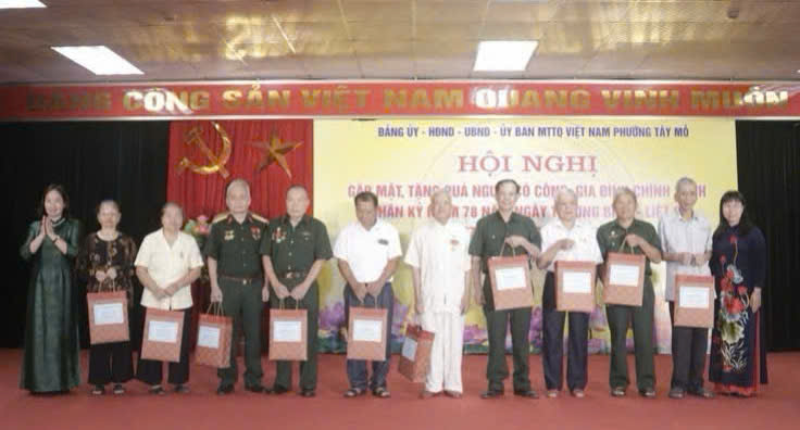 Phường Tây Mỗ tri ân người có công: Lan tỏa đạo lý “Uống nước nhớ nguồn” bằng hành động thiết thực
