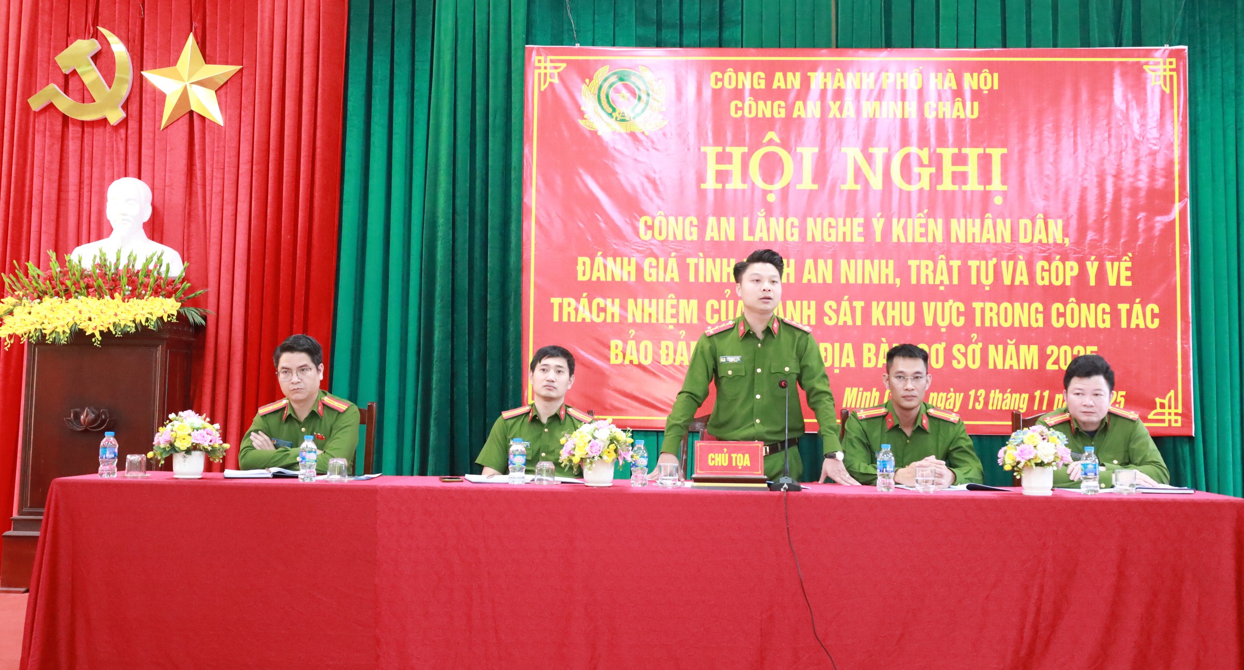 Xã Minh Châu tăng cường giữ vững an ninh cơ sở: Chủ động, gần dân và quyết liệt trong từng nhiệm vụ