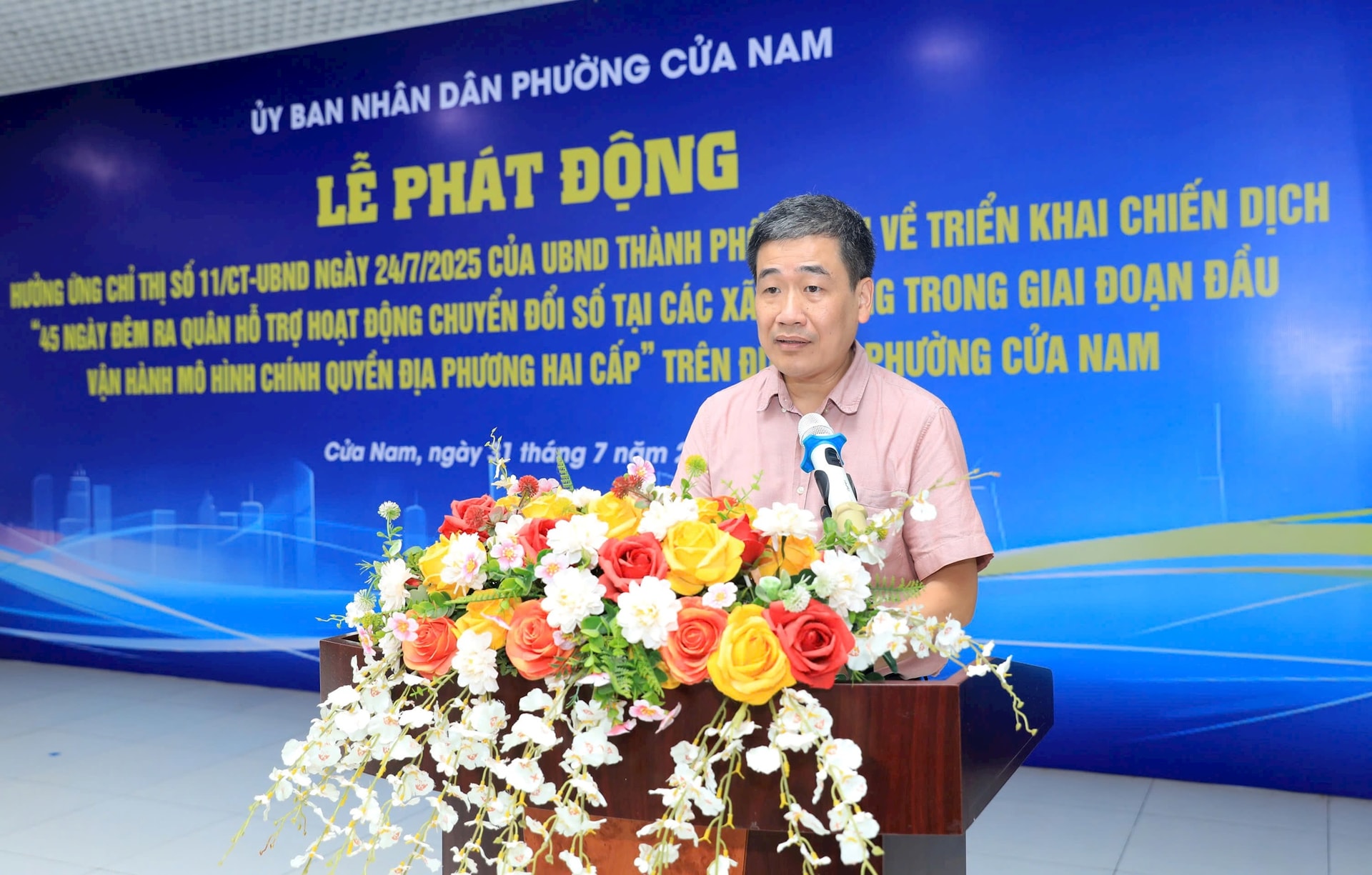 Phường Cửa Nam phát động đợt cao điểm “45 ngày đêm” chuyển đổi số, hướng tới xây dựng đô thị thông minh, phục vụ người dân