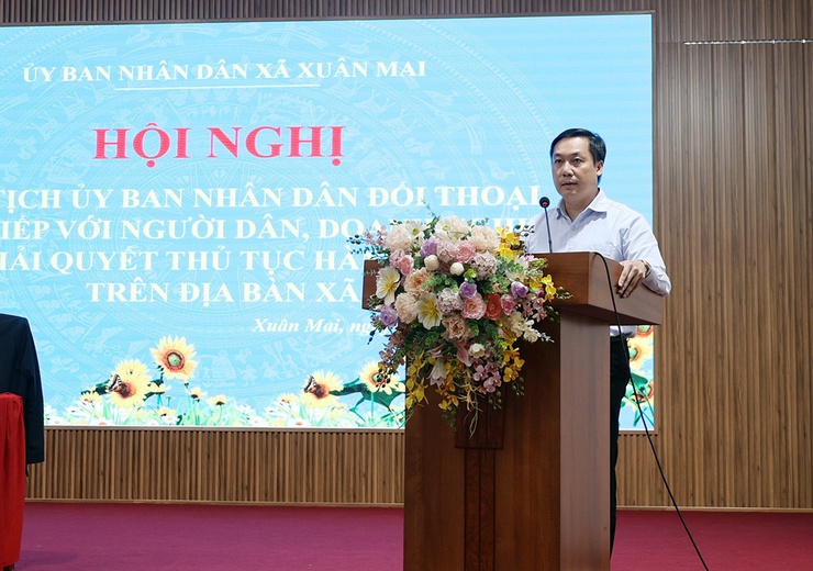 Xã Xuân Mai đẩy mạnh cải cách hành chính, đối thoại để phục vụ nhân dân tốt hơn
