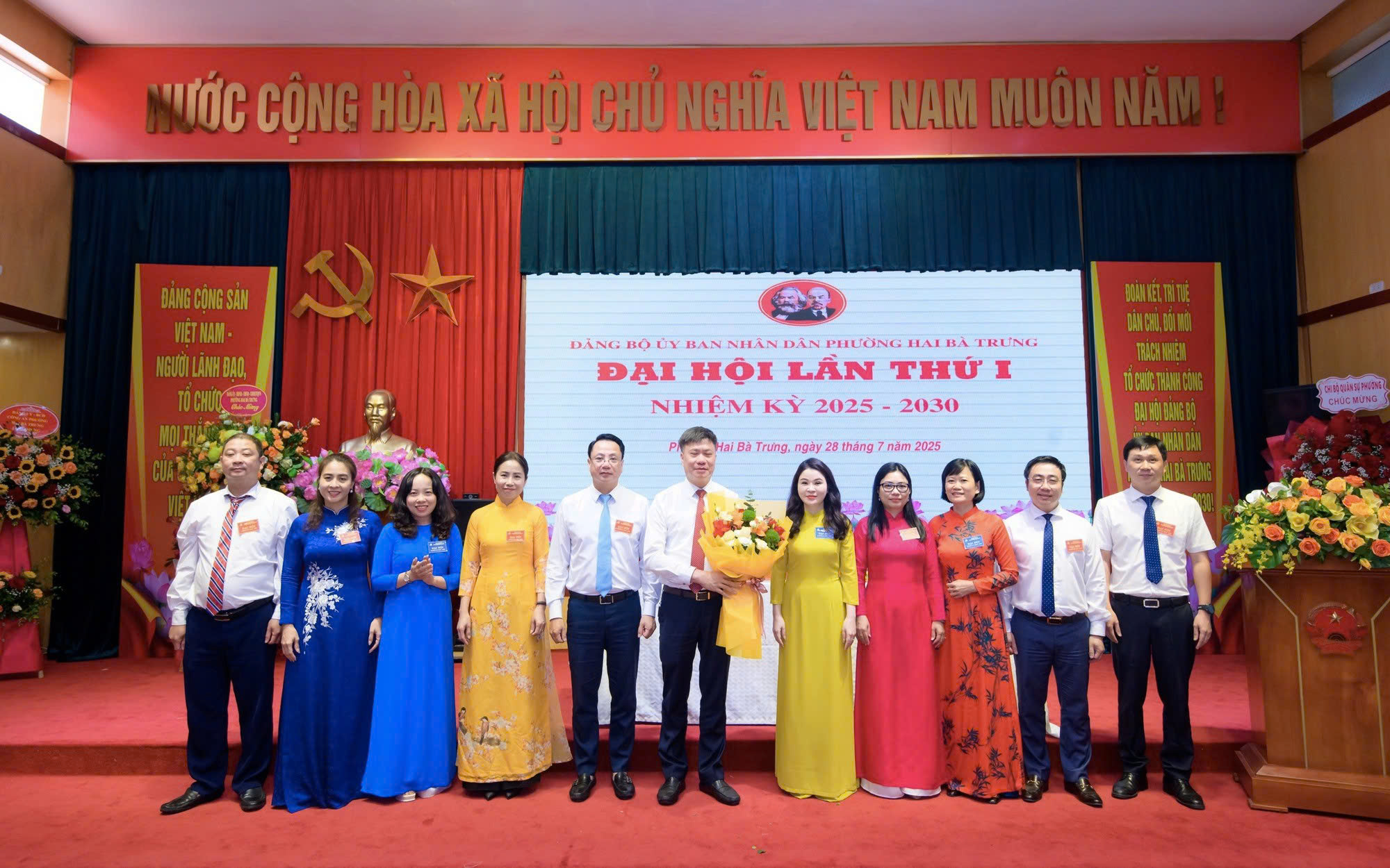 Đại hội Đảng bộ UBND phường Hai Bà Trưng lần thứ I: Khẳng định khí thế mới, quyết tâm xây dựng chính quyền địa phương hai cấp hiện đại, hiệu lực, gần dân